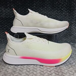 Flux Adapt Runner Men's Running Athletic Shoes White Neon Size 8 Women's 9.5